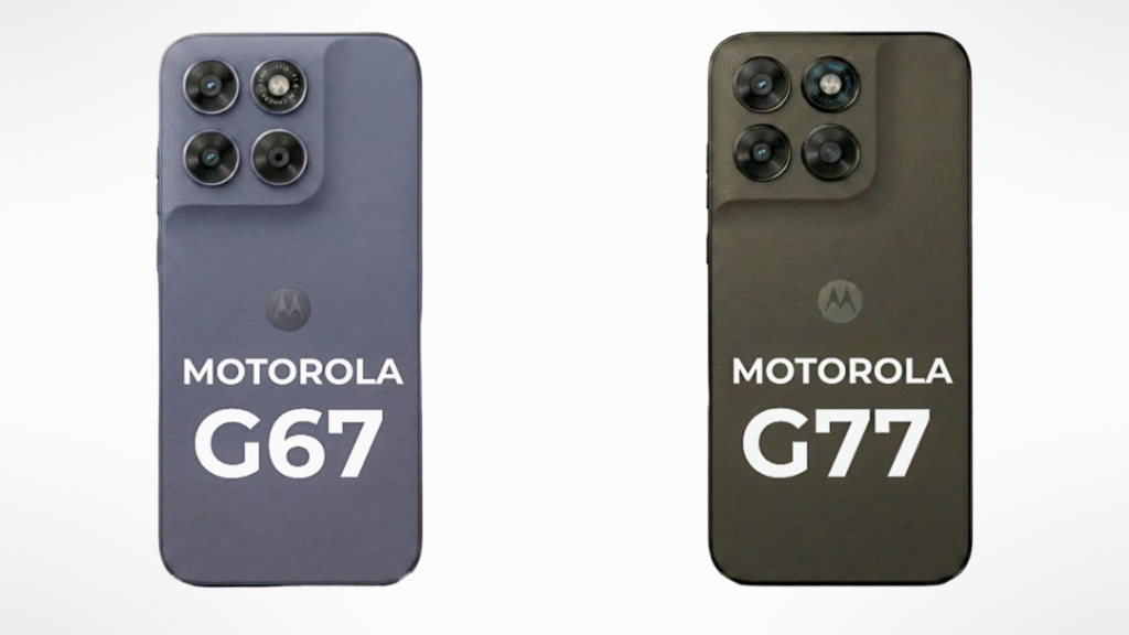 Moto G67 and G77